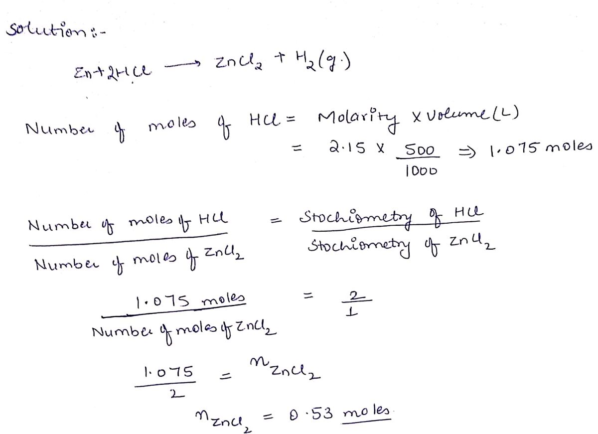 Chemistry homework question answer, step 2, image 1